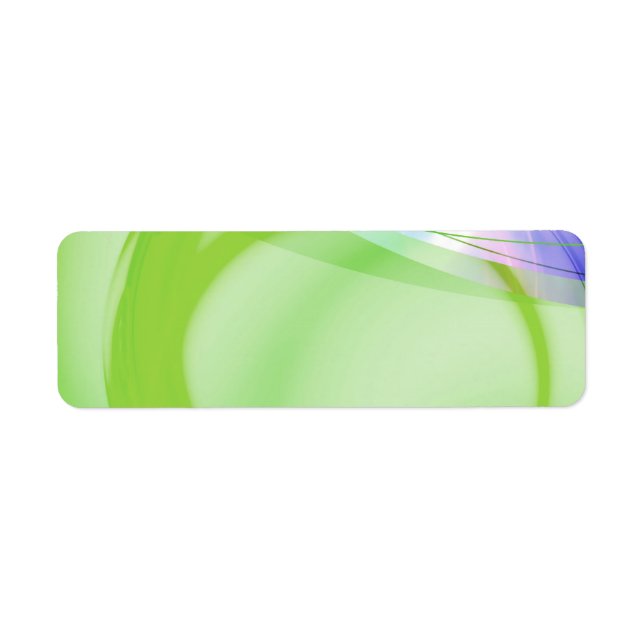 Green and Blue Abstract Design (Front)