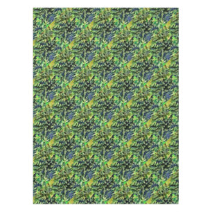 Green and Blue Camouflage Pattern Tablecloth