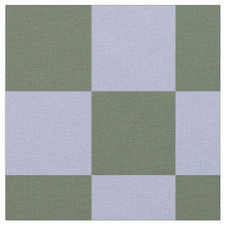 Green and Blue Checkered Pattern Fabric