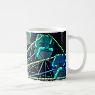 Green and blue Ferris wheel Coffee Mug