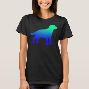 Green And Blue Labrador Retriever T-Shirt