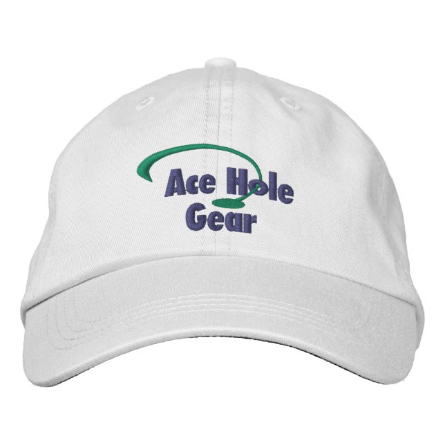 Green and Blue Logo Embroidered Hat (Front)