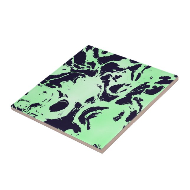 Green and blue Marble Tile (Side)