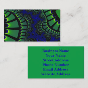 Green and Blue Remix Business Card