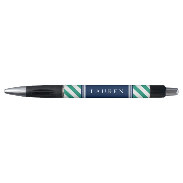 Green and Blue Stripes Pattern (Front)