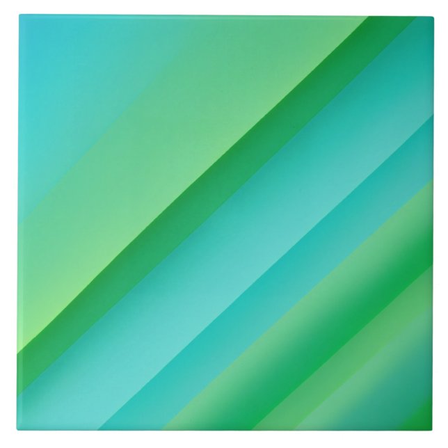 Green and Blue  Tile (Front)