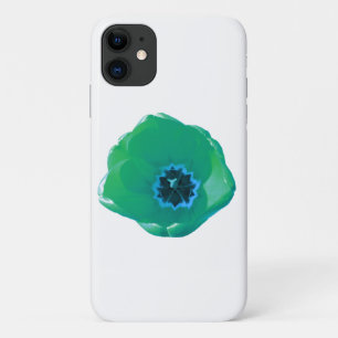 Green and Blue Tulip iPhone 3 Case