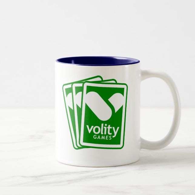 Green and Blue two-tone mug (Right)
