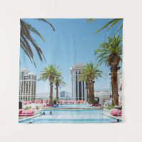 Green and brown palm trees