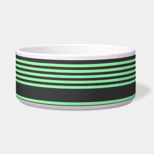 Green and charcoal five stripes pattern