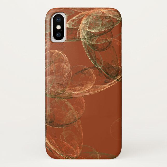 Green and copper abstract art case (Back)