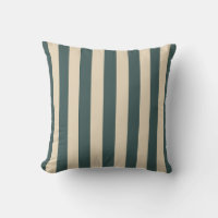Green And Cream Vertical Stripes