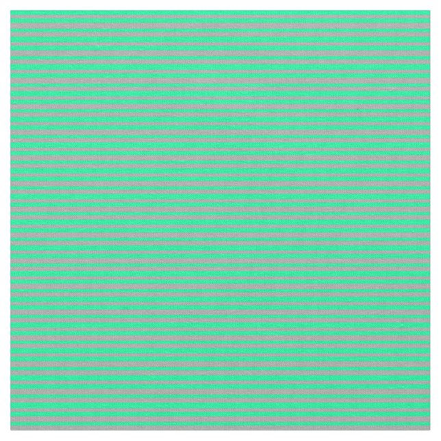 Green and Dark Grey Coloured Pattern Fabric (Close Up)