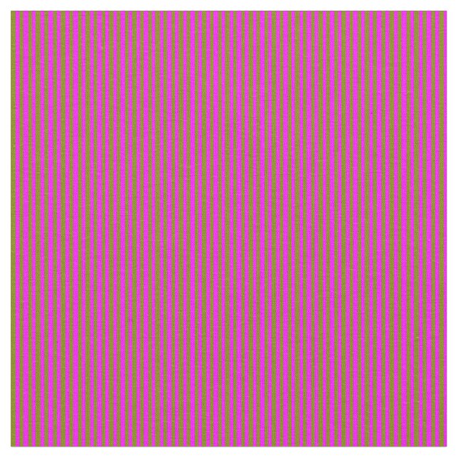 Green and Fuchsia Striped/Lined Pattern Fabric (Close Up)