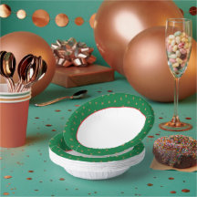 Green and Gold Christmas Party