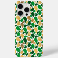 Green and Gold Glitter Festive Pattern Fusion