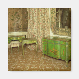 Green and gold lacquer furniture in the state magnet