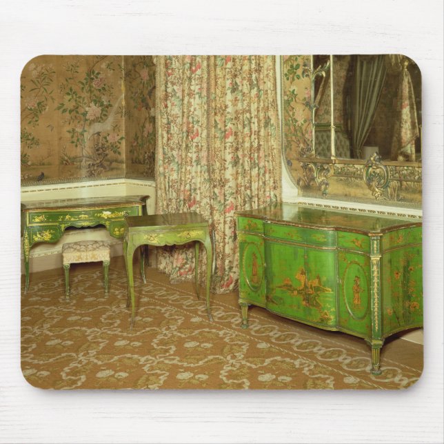 Green and gold lacquer furniture in the state mouse pad (Front)