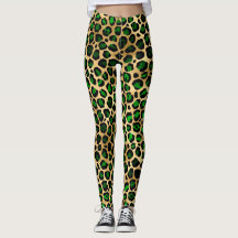 Green and Gold Leopard 
