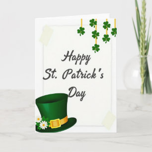 Green And Gold Luck Card