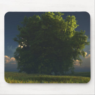 Green and Gold Mousepad