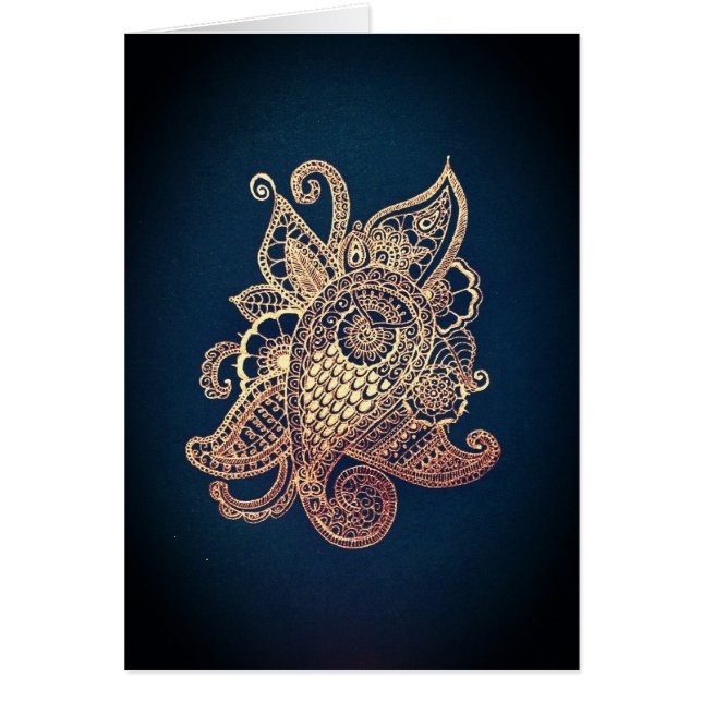 Green and gold Paisley (Front)