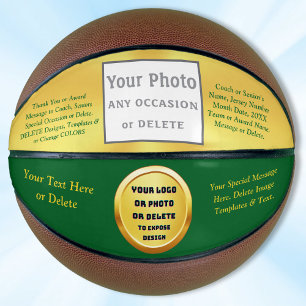 Green and Gold, Photo, Basketball Award Ideas, 