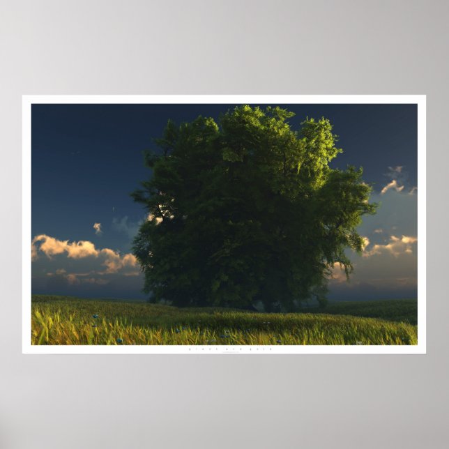 Green and Gold Poster (Front)