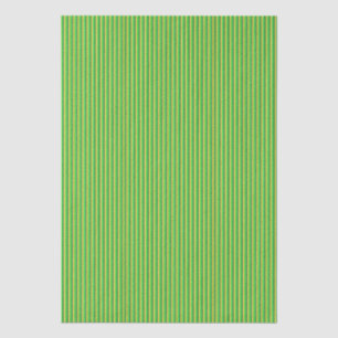 Green and Gold Stripes Tissue Paper
