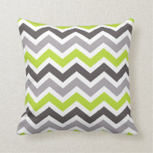 Green and Grey Chevron