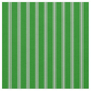 Green and Grey Coloured Lines/Stripes Pattern Fabric