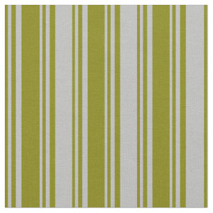 Green and Grey Lines Fabric