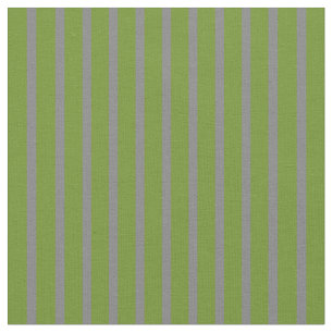 Green and Grey Lines/Stripes Pattern Fabric
