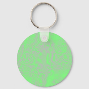 green and grey marble key ring