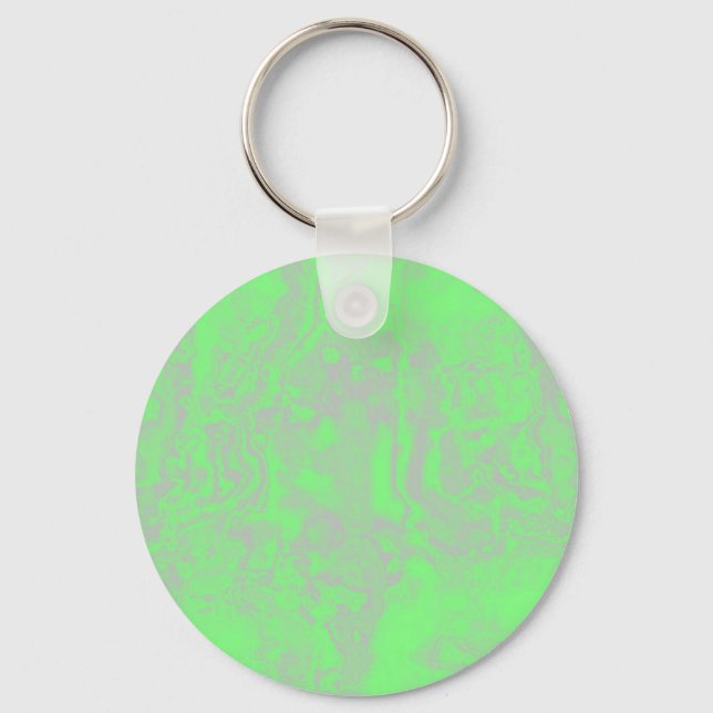 green and grey marble key ring (Front)