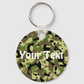 Green and Khaki Keychain