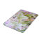 Green and Lavender Hydrangea Floral Bath Mat