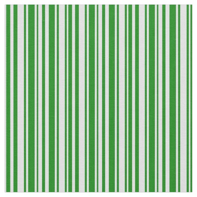 Green and Lavender Pattern of Stripes Fabric (Close Up)