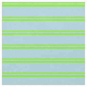 Green and Light Blue Coloured Stripes Fabric