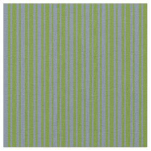 Green and Light Slate Grey Coloured Lines Fabric