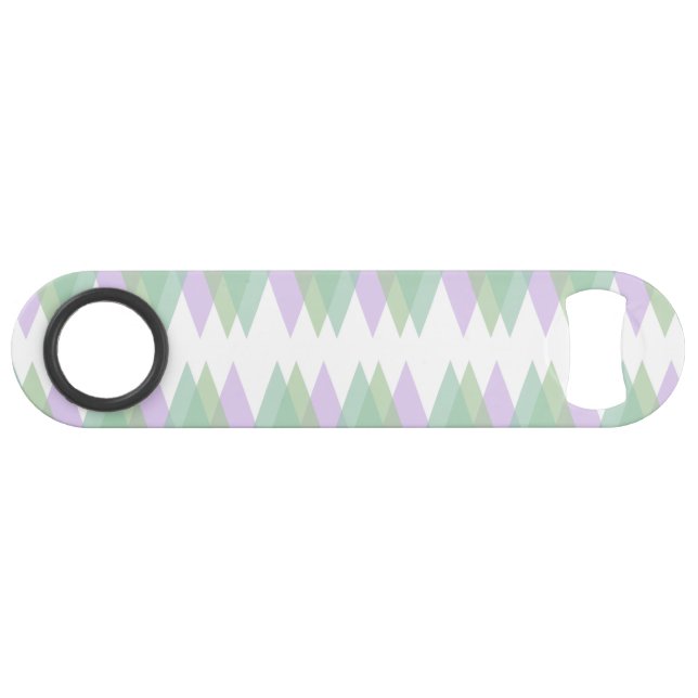 Green and lilac triangles (Front (Horizontal))