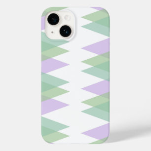 Green and lilac triangles Case-Mate iPhone 14 case