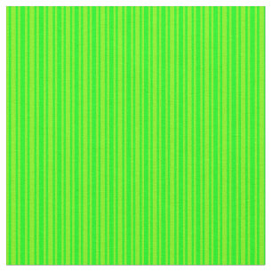 Green and Lime Coloured Lined Pattern Fabric