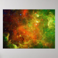 Green and Orange of the North American Nebula