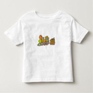 Green and Orange Train Toddler T-Shirt