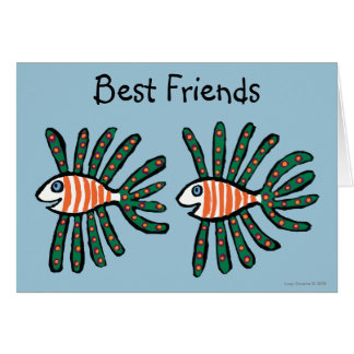 Green and Orange Twin Fin Fish