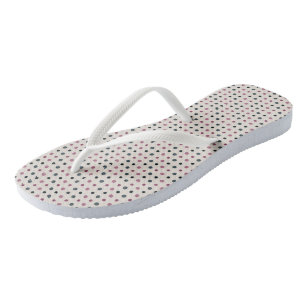 Green and Pink Dots Jandals