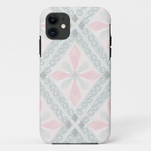 Green and pink pastel diamond pattern Case-Mate iPhone case
