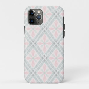 Green and pink pastel diamond pattern Case-Mate iPhone case