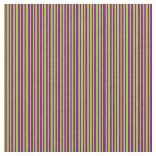 Green and Purple Coloured Pattern of Stripes Fabric